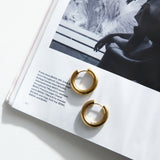 18K Gold Plated Always With You Earrings Gold