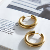 18K Gold Plated Always With You Earrings Gold