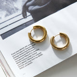 18K Gold Plated Always With You Earrings Gold
