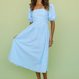 Delfino Maxi Dress Blue