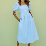 Delfino Maxi Dress Blue