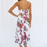 Round The World Maxi Dress White