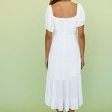 Come Morning Light Maxi Dress White
