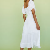 Come Morning Light Maxi Dress White