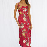 Round The World Maxi Dress Wine