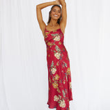Round The World Maxi Dress Wine