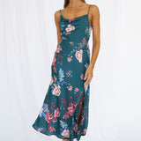 Round The World Maxi Dress Forest Green