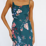 Round The World Maxi Dress Forest Green