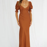 Calyx Maxi Dress Tan