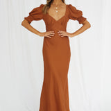 Calyx Maxi Dress Tan