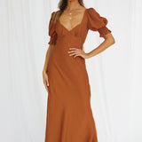Calyx Maxi Dress Tan