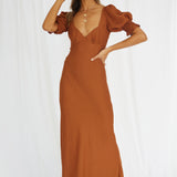 Calyx Maxi Dress Tan