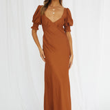 Calyx Maxi Dress Tan