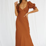 Calyx Maxi Dress Tan