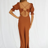 Calyx Maxi Dress Tan