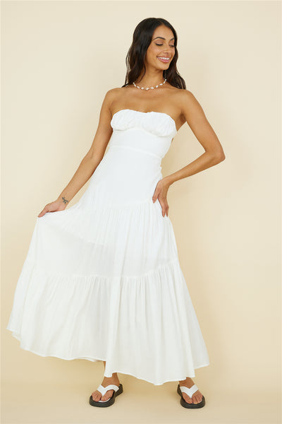 Névé Maxi Dress White