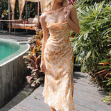 Night Moves Midi Dress