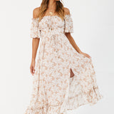 Running Heart Maxi Dress Mocha