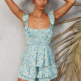 In The Clear Playsuit Green