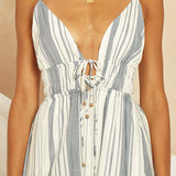 Marine Drive Midi Dress Navy