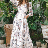 Renaissance Fair Maxi Dress White