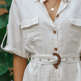 Road To Rome Playsuit White