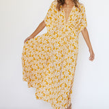 Phoenix Maxi Dress Mustard
