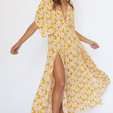 Phoenix Maxi Dress Mustard