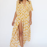 Phoenix Maxi Dress Mustard