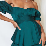 Flashing Lights Playsuit Forest Green