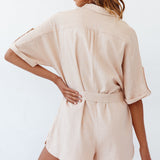 Arles Playsuit Tan