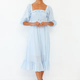 Loved By The Moon Midi Dress Blue