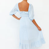 Loved By The Moon Midi Dress Blue