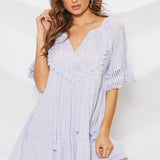 Wave After Wave Dress Lavender