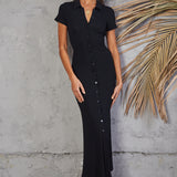 Going Slow Maxi Dress Black