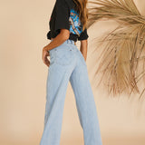 WRANGLER Hi Bells Jeans Delirium