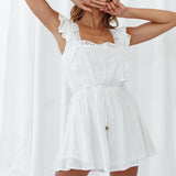 Palma At Night Playsuit White
