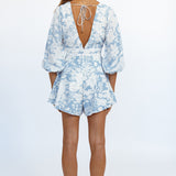 Longer Than Before Playsuit Blue