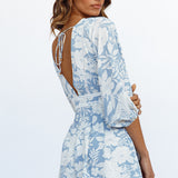 Longer Than Before Playsuit Blue