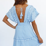 Mamacita Dress Blue