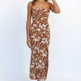 Clymene Maxi Dress Brown