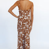 Clymene Maxi Dress Brown