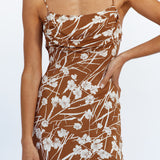 Clymene Maxi Dress Brown