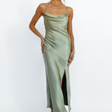 Forever Mine Maxi Dress Olive