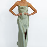 Forever Mine Maxi Dress Olive