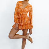 Sweeter Than Sugar Playsuit Orange