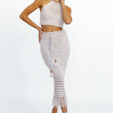 Sunset Is Yours Midi Skirt Dusty Rose
