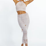 Sunset Is Yours Midi Skirt Dusty Rose