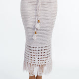 Sunset Is Yours Midi Skirt Dusty Rose