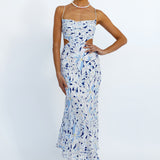 Haven Bound Maxi Dress Blue